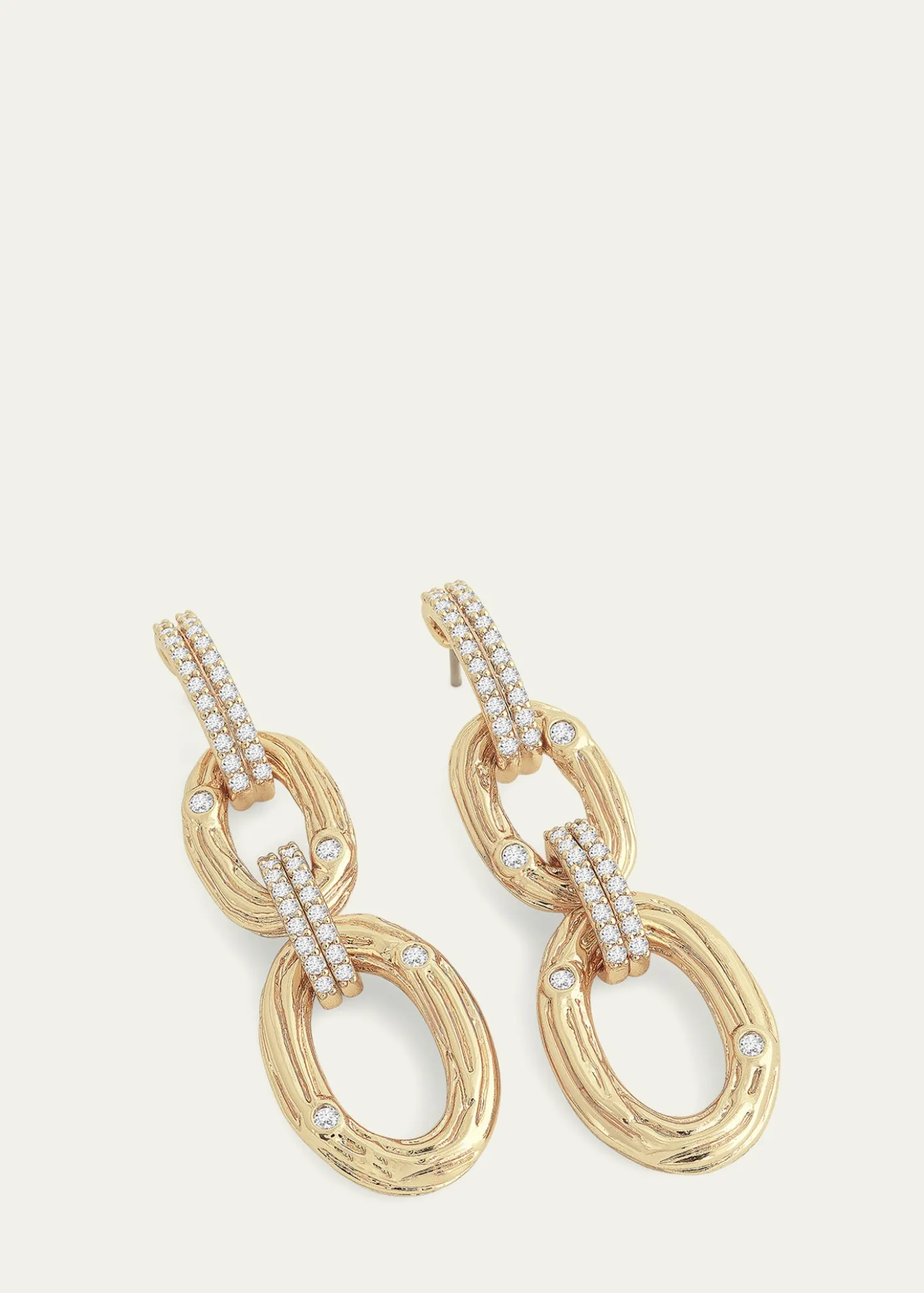 Anabel Aram JewelryCubic Zirconia Enchanted Forest Chain Earrings