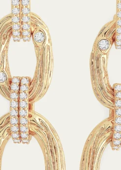Anabel Aram JewelryCubic Zirconia Enchanted Forest Chain Earrings
