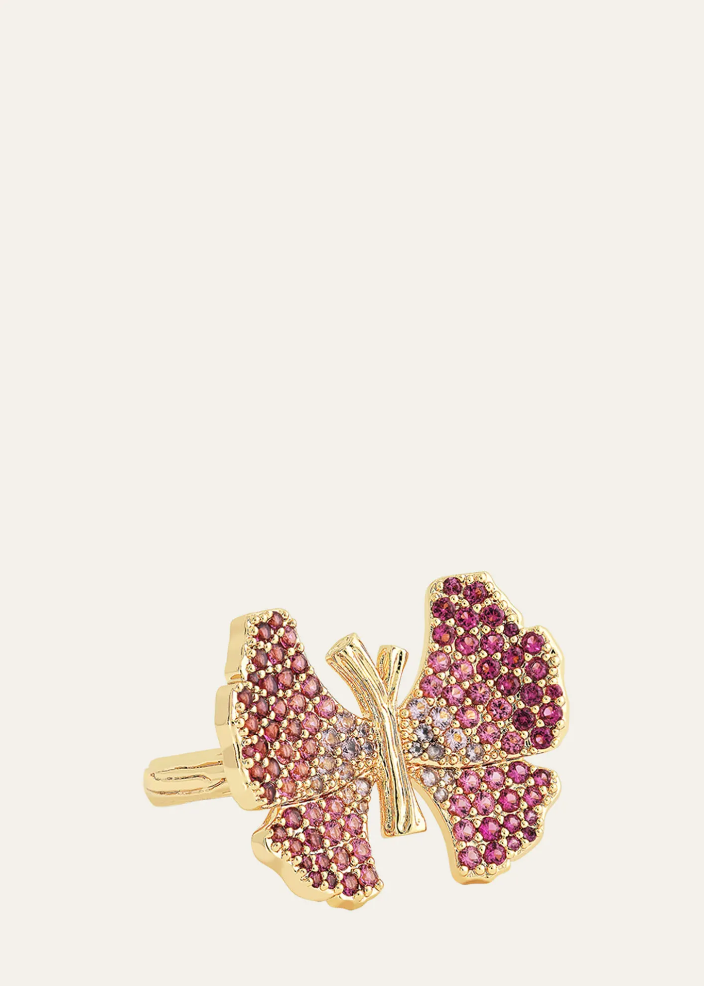 Anabel Aram JewelryCubic Zirconia Butterfly Ring