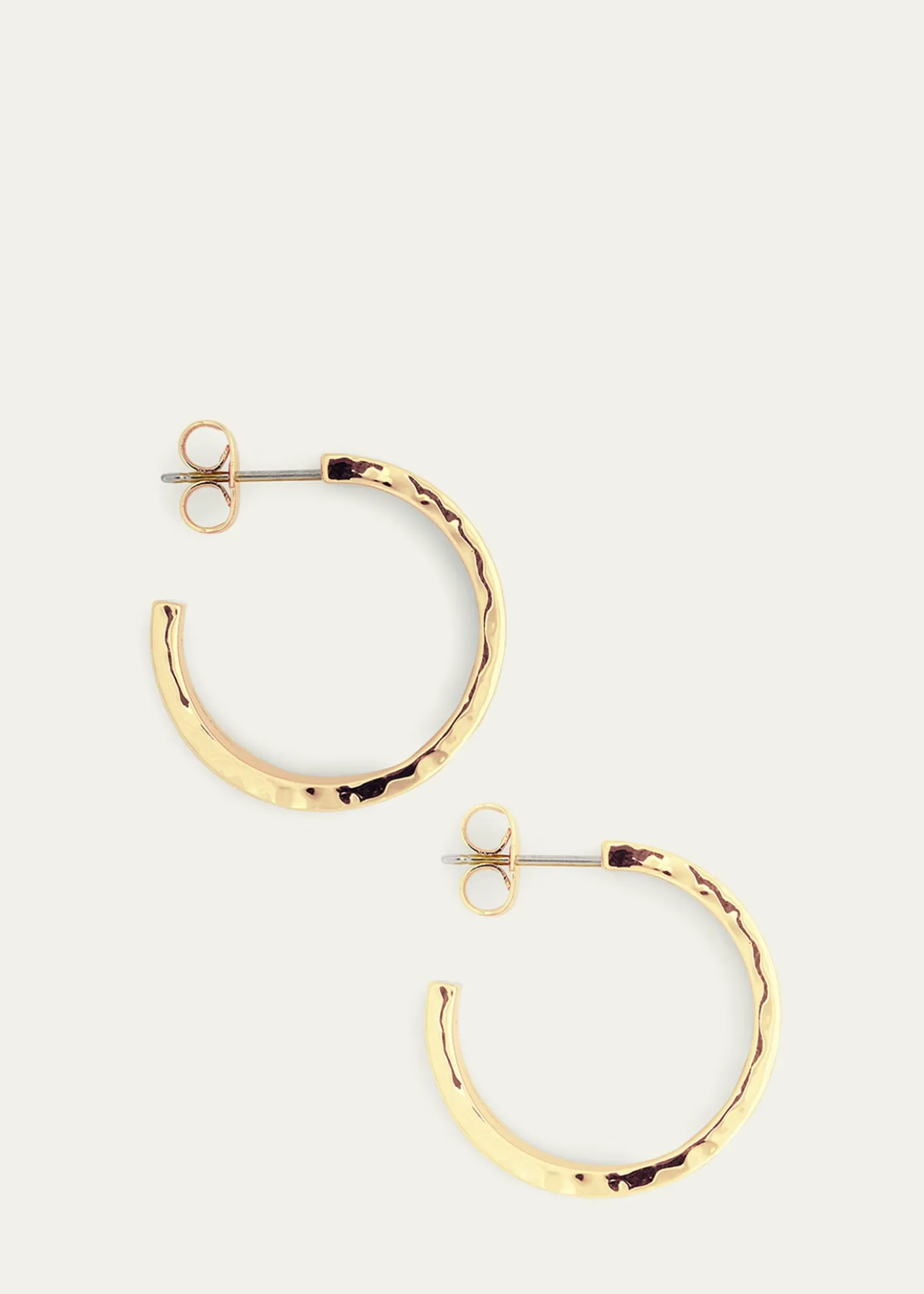 Anabel Aram JewelryEnchanted Forest Bark Hoop Earrings