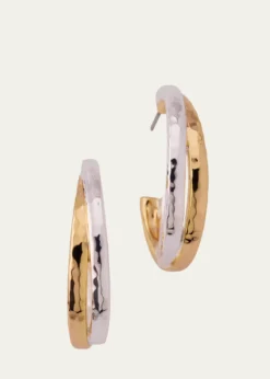 Anabel Aram JewelryFarrier Mixed Metal Hoop Earrings
