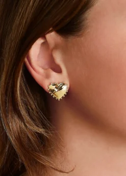 Anabel Aram JewelryHeart Stud Earrings