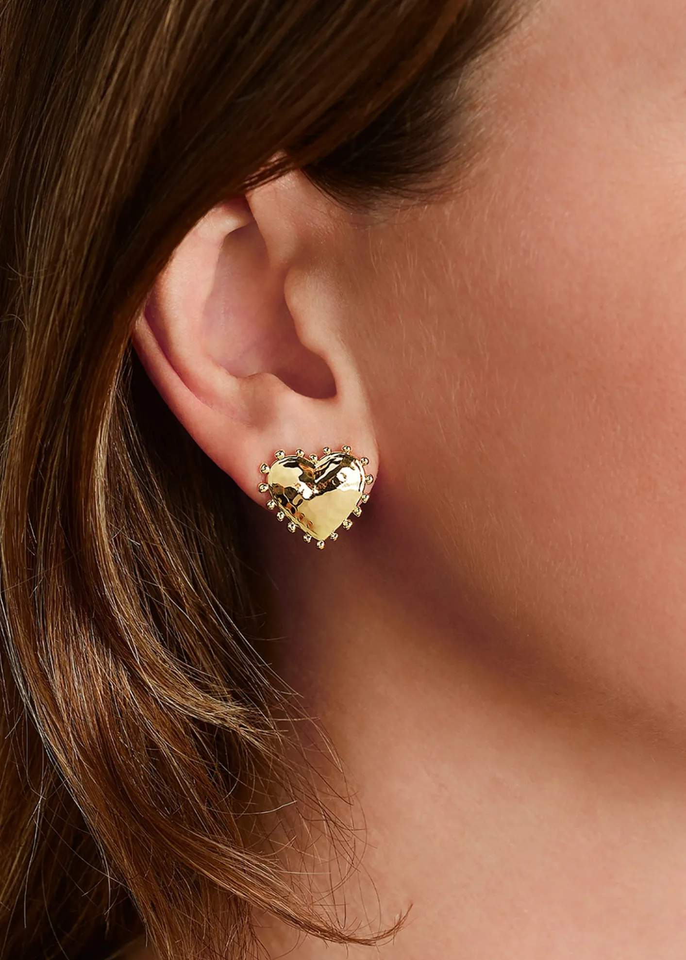Anabel Aram JewelryHeart Stud Earrings