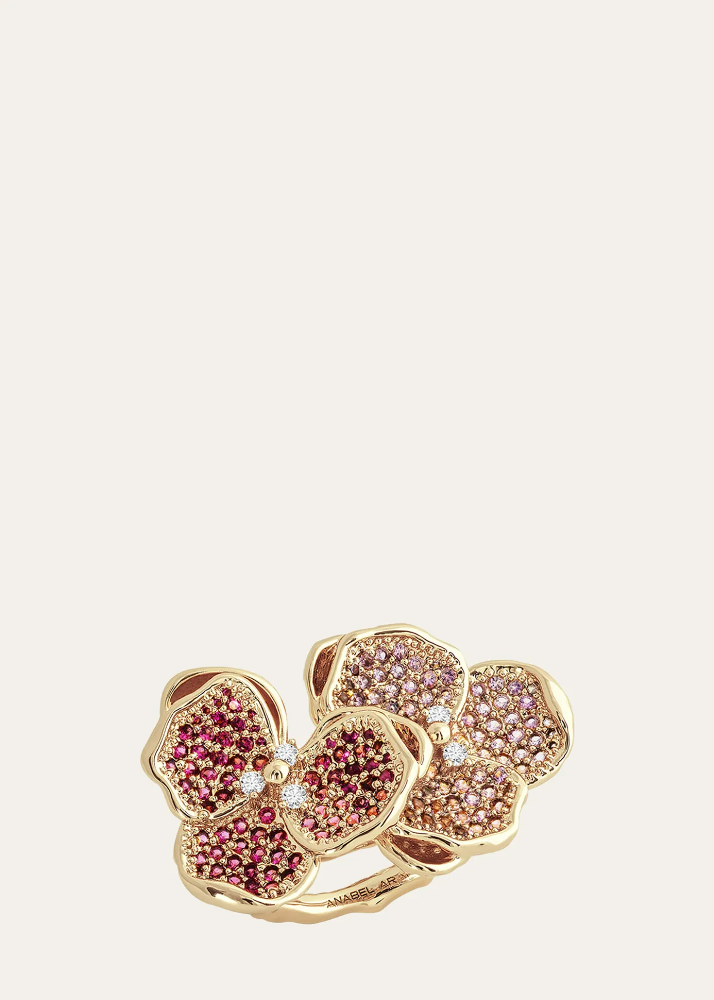 Anabel Aram JewelryOrchid Double Pave Ring