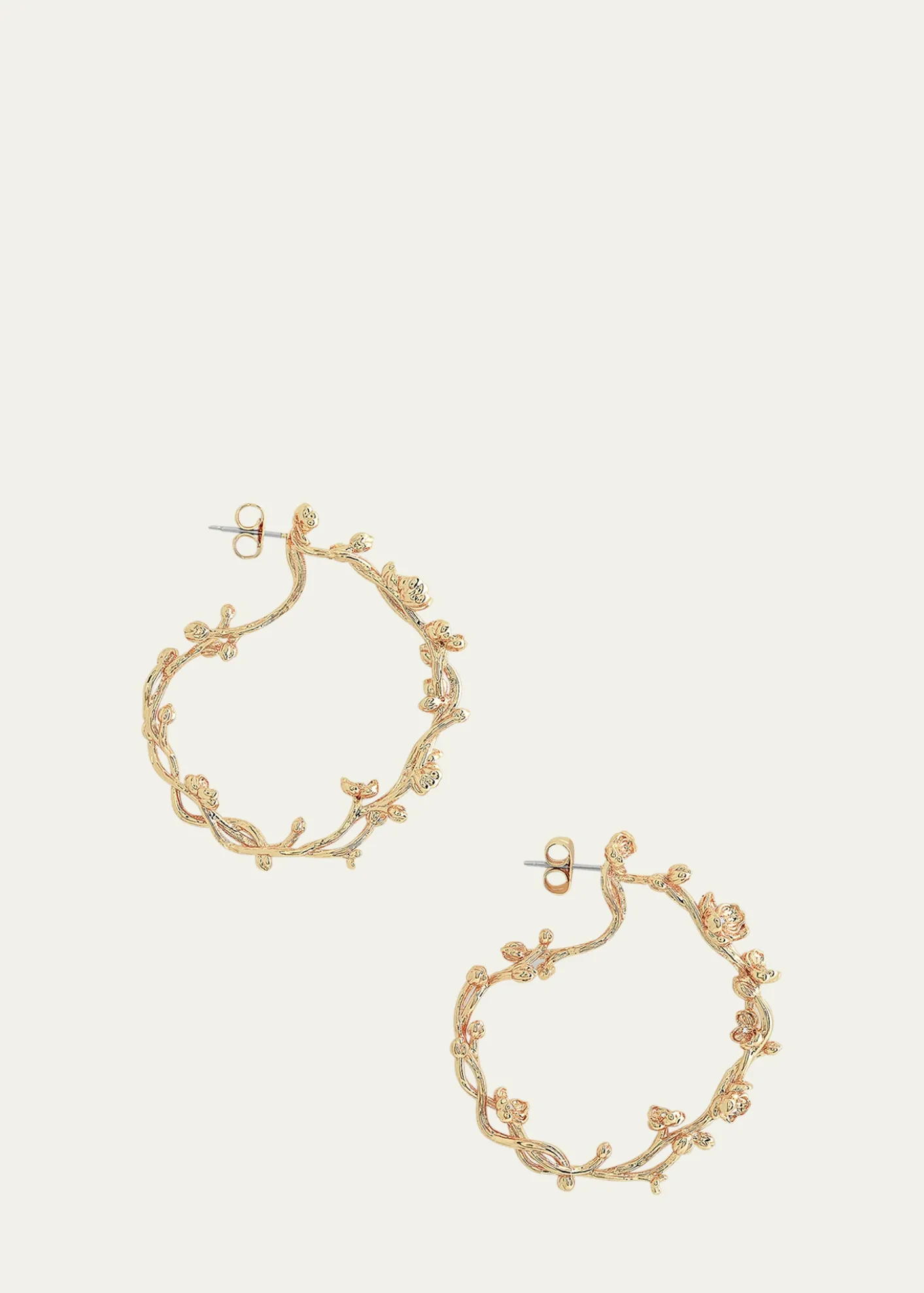 Anabel Aram JewelryOrchid Hoop Earrings
