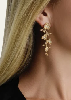 Anabel Aram JewelryOrchid Pave Dangle Earrings