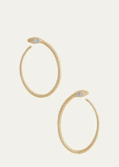 Anabel Aram JewelrySerpent Hoop Earrings