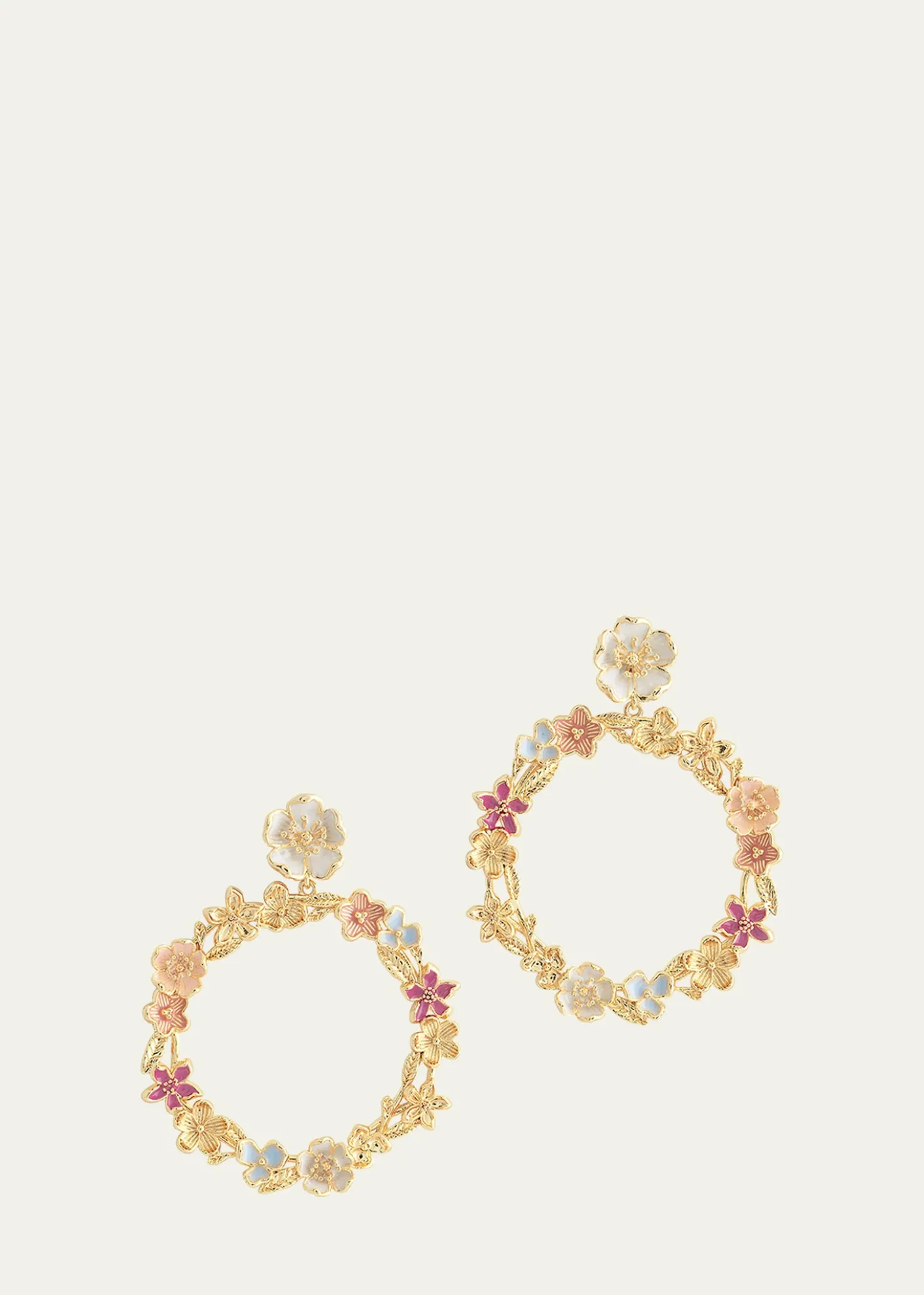 Anabel Aram JewelryWildflowers Gathered Hoop Earrings