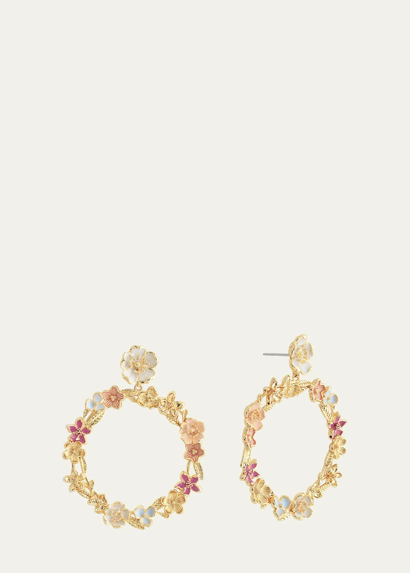 Anabel Aram JewelryWildflowers Gathered Hoop Earrings