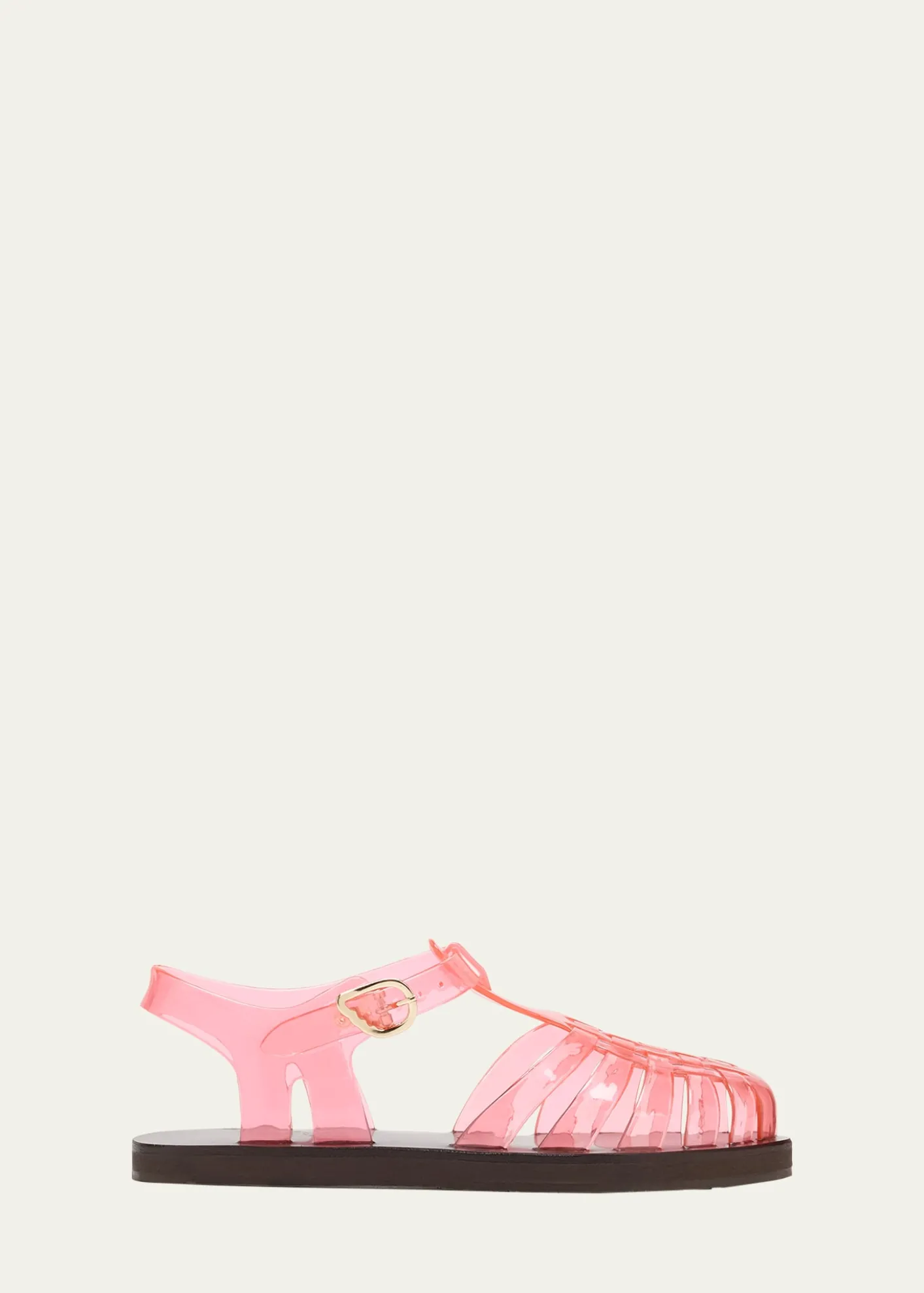 Ancient Greek SandalsHomeria Transparent Jelly Fisherman Sandals