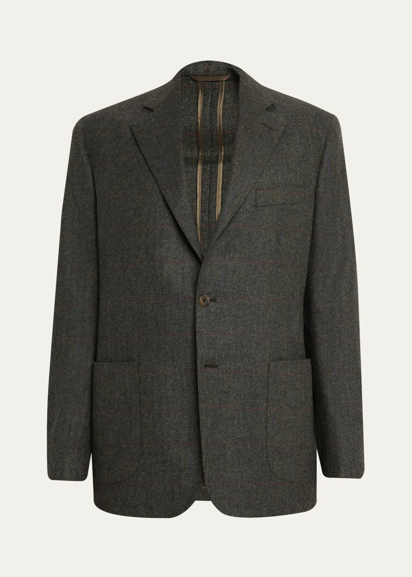 Anderson & SheppardMen's Single-Breasted Wool Cashmere Sport Coat