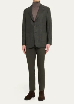Anderson & SheppardMen's Single-Breasted Wool Cashmere Sport Coat