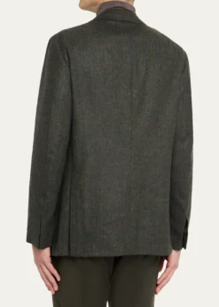 Anderson & SheppardMen's Single-Breasted Wool Cashmere Sport Coat