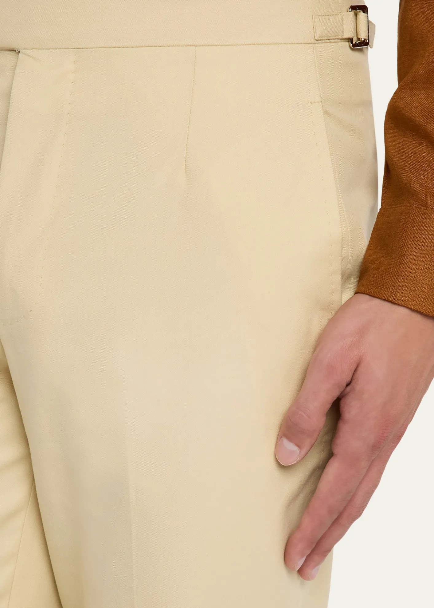 Anderson & SheppardMen's Style One Flat-Front Trousers