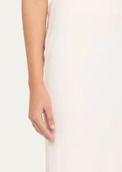 ANEMOSBias-Cut Stretch Twill Maxi Skirt