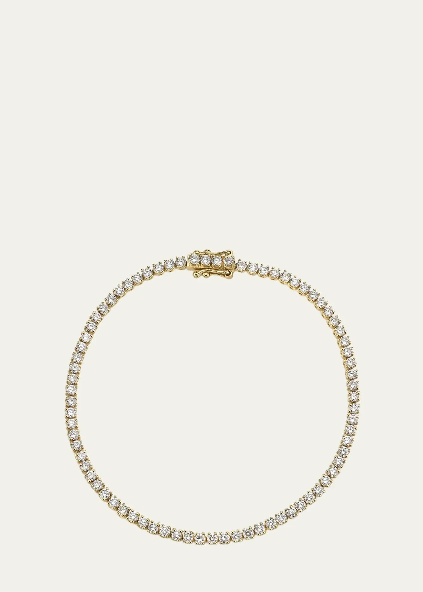 Anita Ko18k Yellow Gold Diamond Hepburn Bracelet