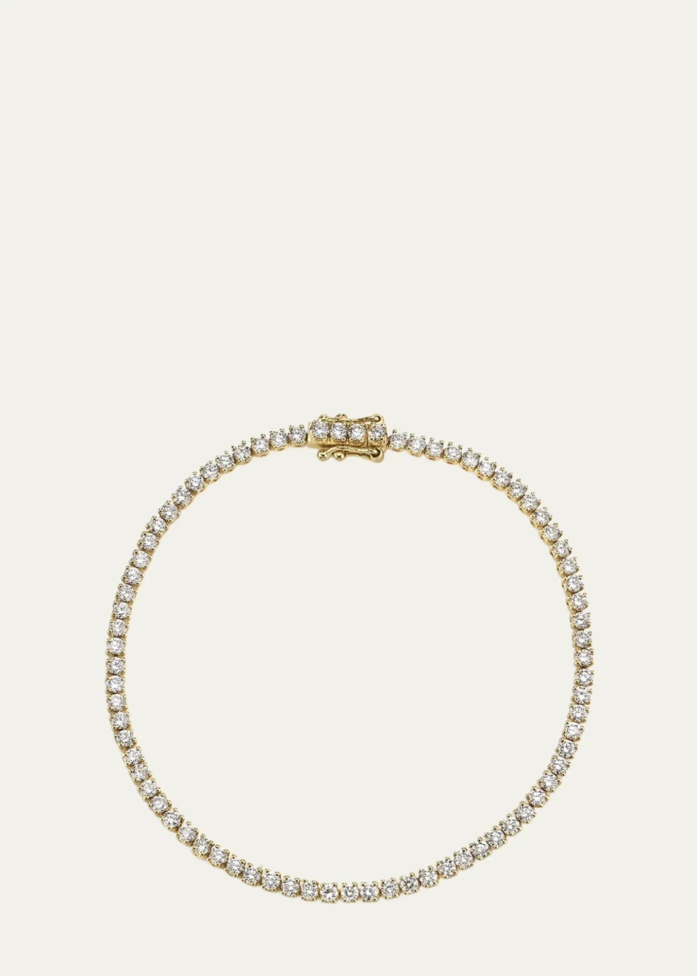 Anita Ko18k Yellow Gold Diamond Hepburn Bracelet