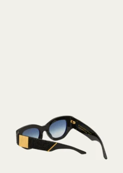 Anna-Karin KarlssonLucky Goes to Vegas Crystals & Acetate Cat-Eye Sunglasses
