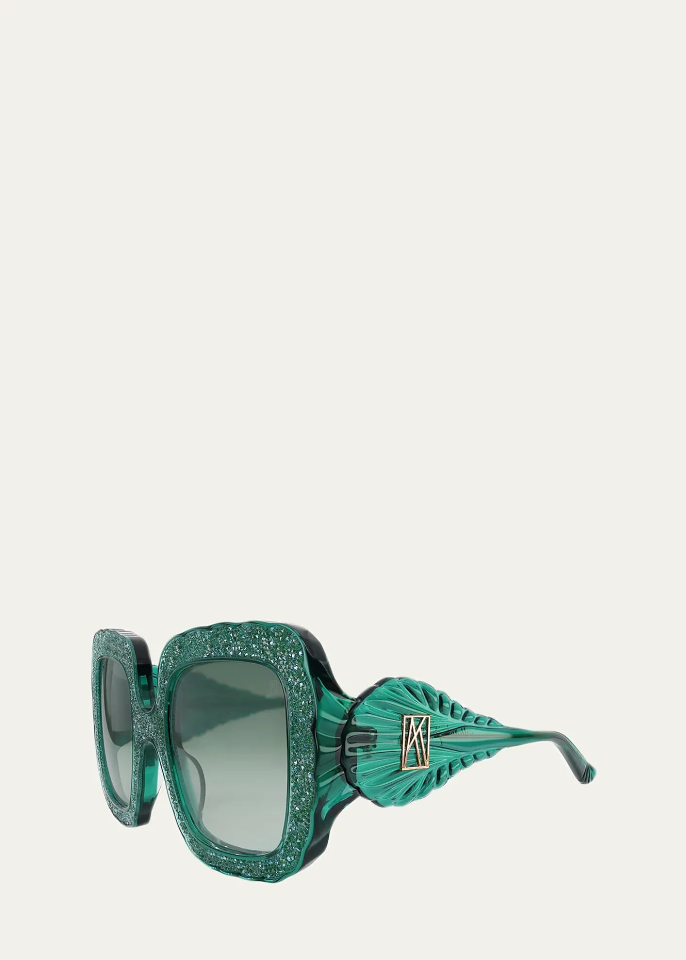 Anna-Karin KarlssonShade of Shelly Crystal Square Sunglasses