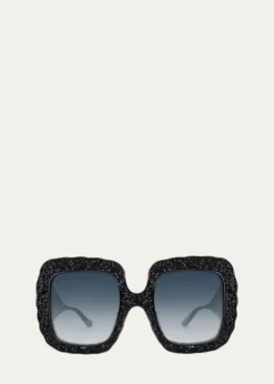 Anna-Karin KarlssonShades of Shelly Crystal Square Sunglasses