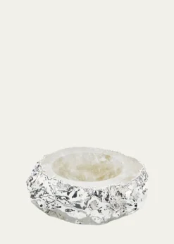 ANNA New YorkSilver Plated Crystal Bowl