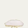 ANNA New YorkTorta Rose Quartz Cake Stand, Gold