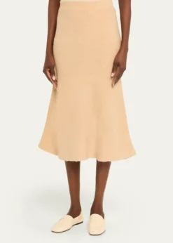 Anna QuanCampbell Bouclé Knit Midi Skirt