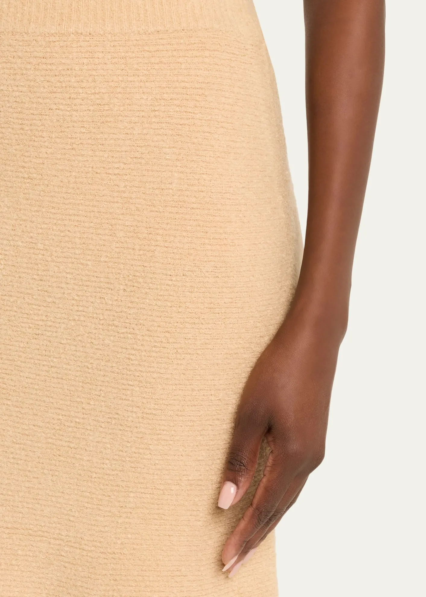 Anna QuanCampbell Bouclé Knit Midi Skirt