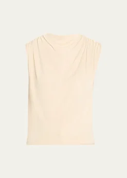 Anna QuanEmi Draped Jersey Top