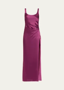 Anna QuanEtta Satin Column Dress
