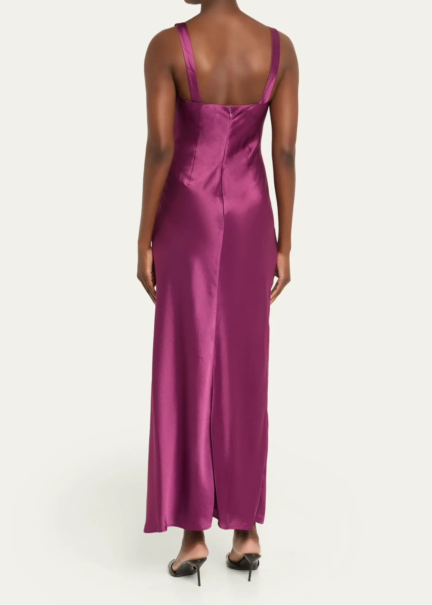 Anna QuanEtta Satin Column Dress