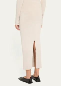 Anna QuanGia Ribbed Midi Skirt