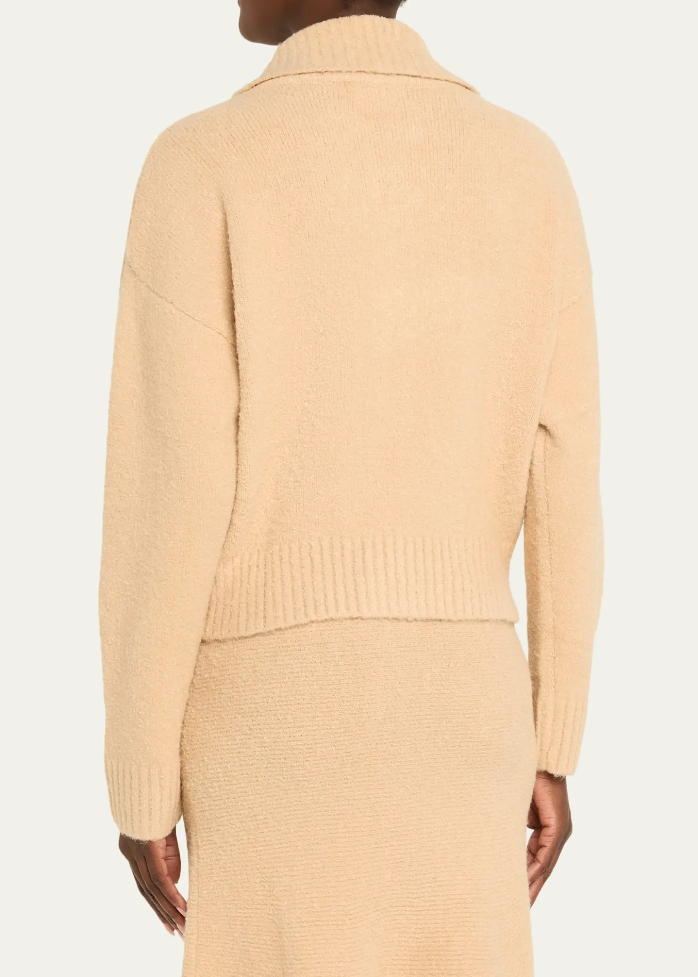 Anna QuanReagan Bouclé Knit Jacket
