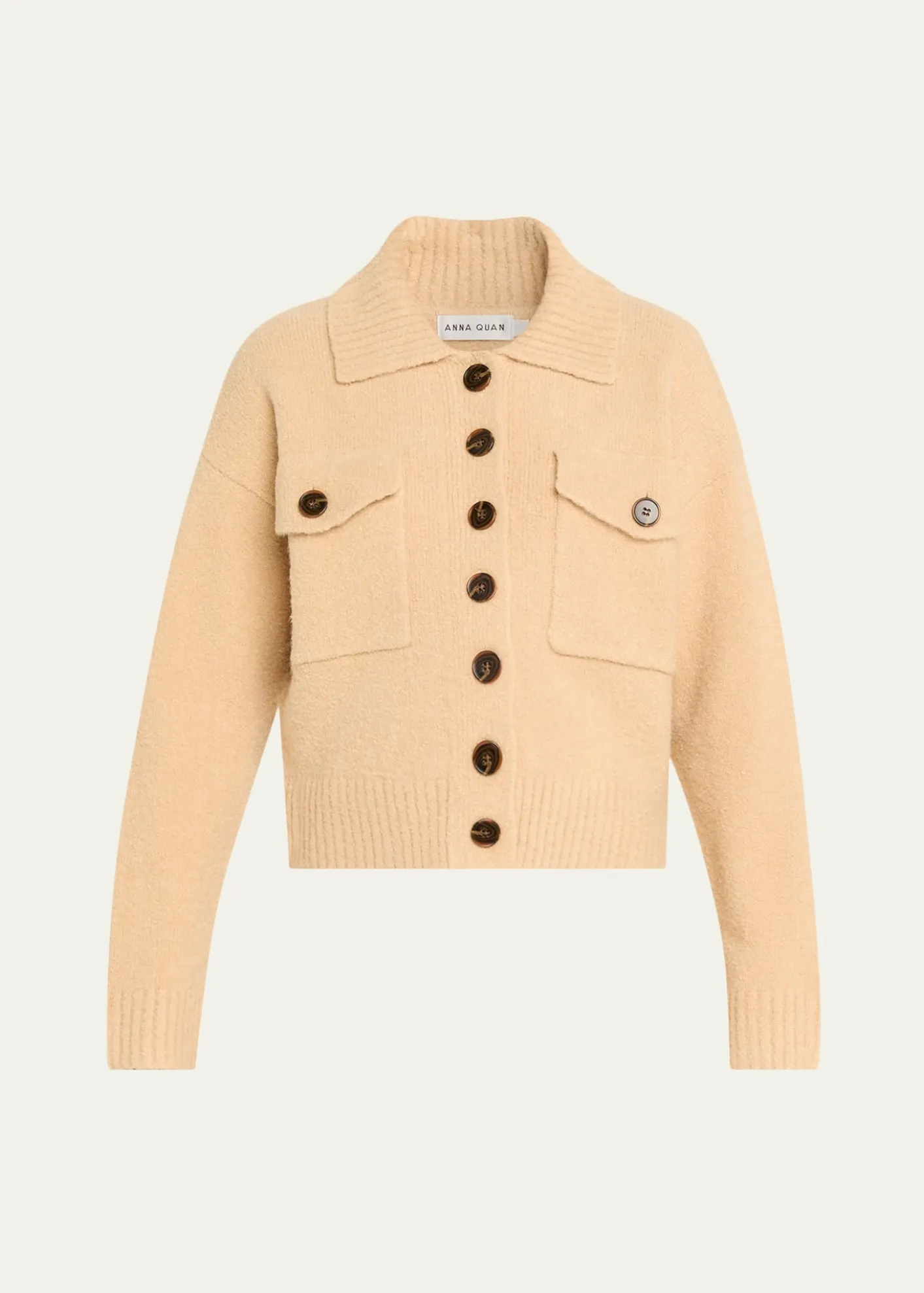 Anna QuanReagan Bouclé Knit Jacket