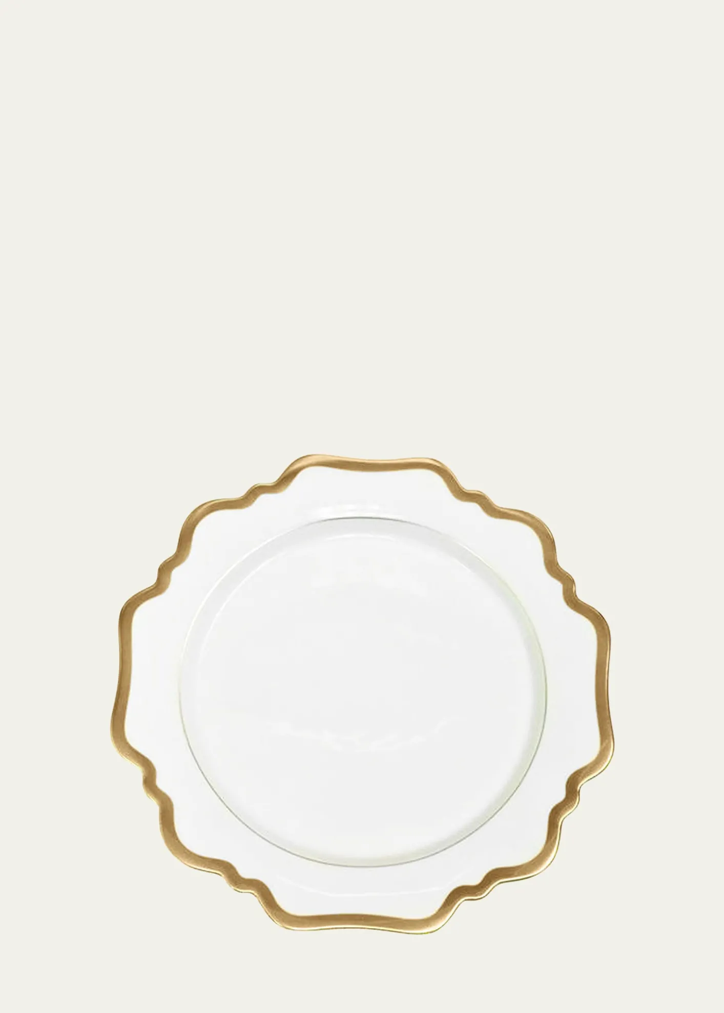 Anna WeatherleyAntiqued White Dessert Plate