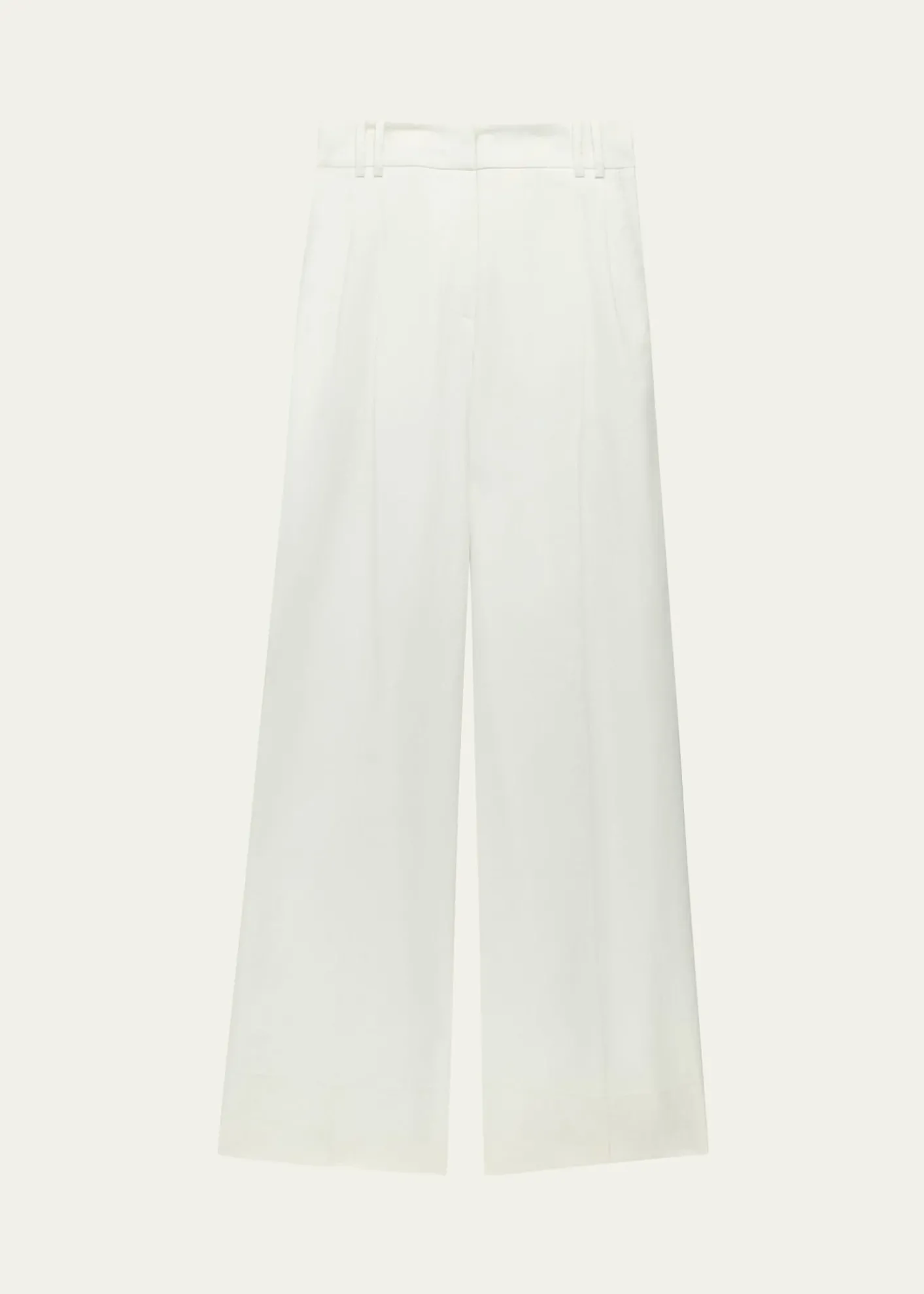 Another TomorrowPleated Front Wide-Leg Linen Trousers