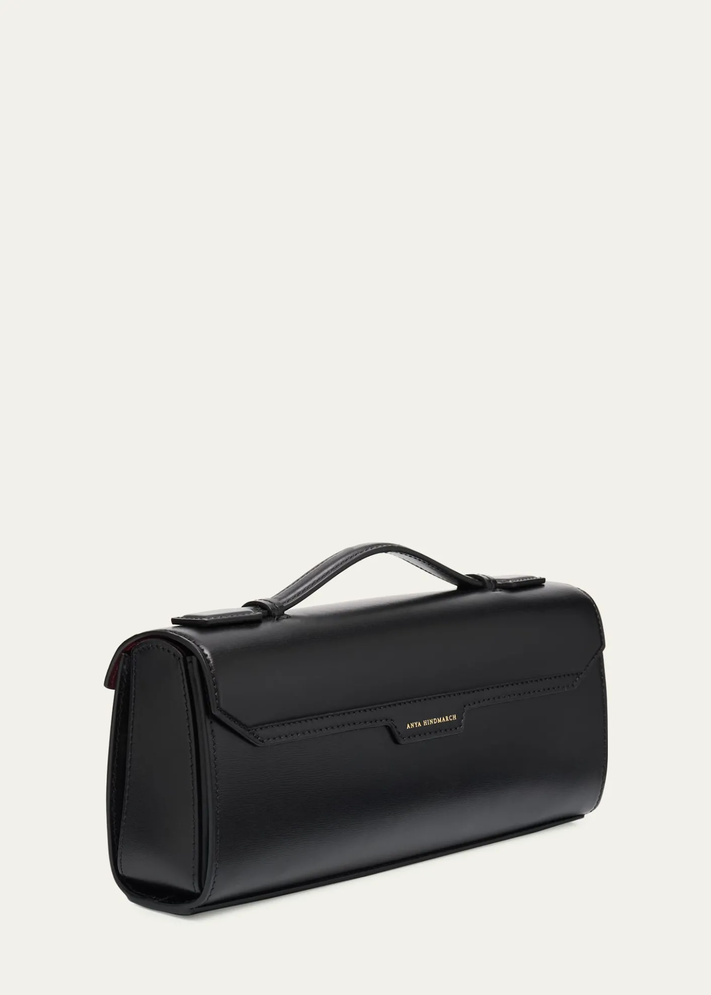 Anya HindmarchMortimer Boxy Leather Clutch Bag