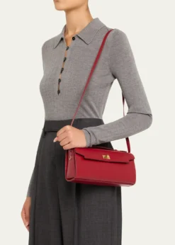 Anya HindmarchMortimer Boxy Leather Clutch Bag
