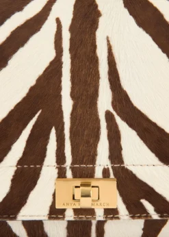 Anya HindmarchMortimer Zebra-Print Calf Hair Crossbody Bag