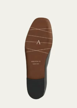 AquataliaClio Leather Ballerina Flats
