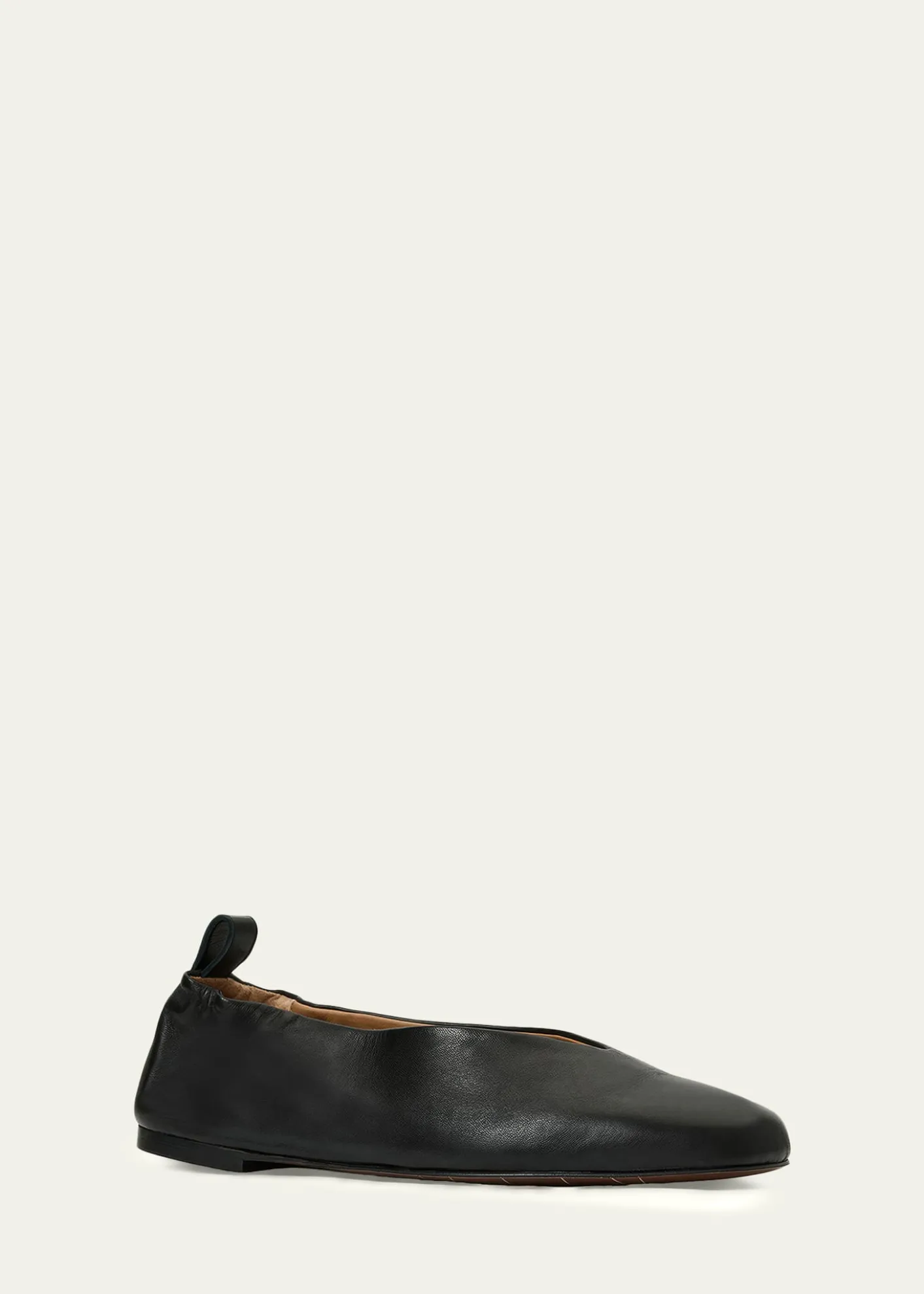 AquataliaClio Leather Ballerina Flats