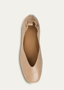 AquataliaClio Leather Ballerina Flats