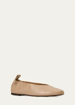 AquataliaClio Leather Ballerina Flats
