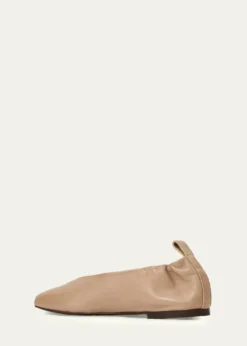 AquataliaClio Leather Ballerina Flats