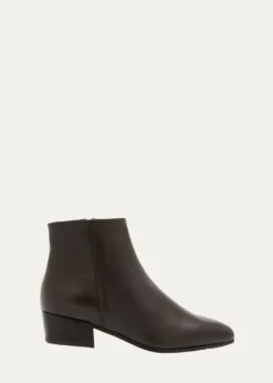 AquataliaFuoco Leather Ankle Booties