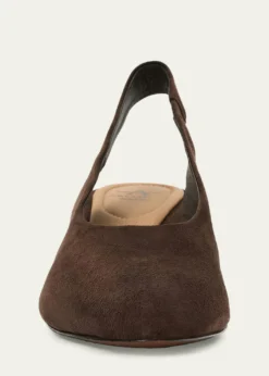 Aquatalia50mm Trevi Suede Slingback Pumps