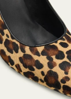 AquataliaPeony 75mm Leopard-Print Calfhair Pumps