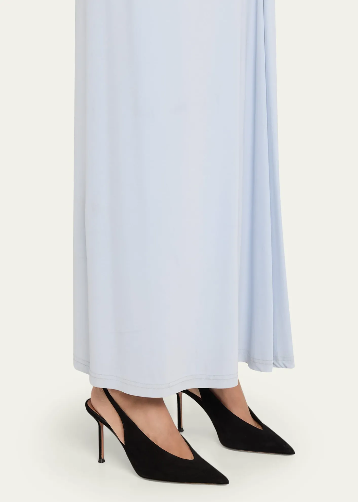 Aquazzura85mm Voltaire Suede Slingback Pumps