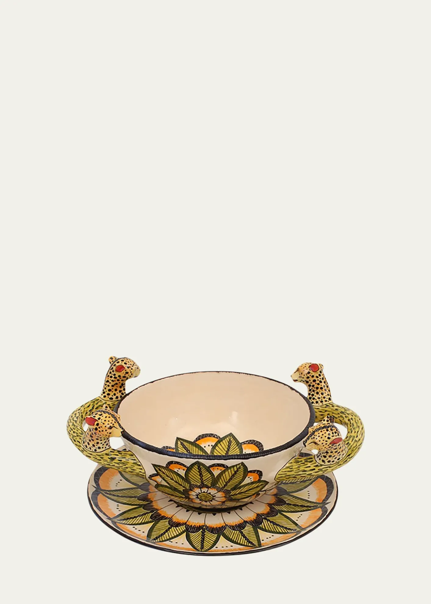 Ardmore Ceramic ArtCheetah Soup Bowl