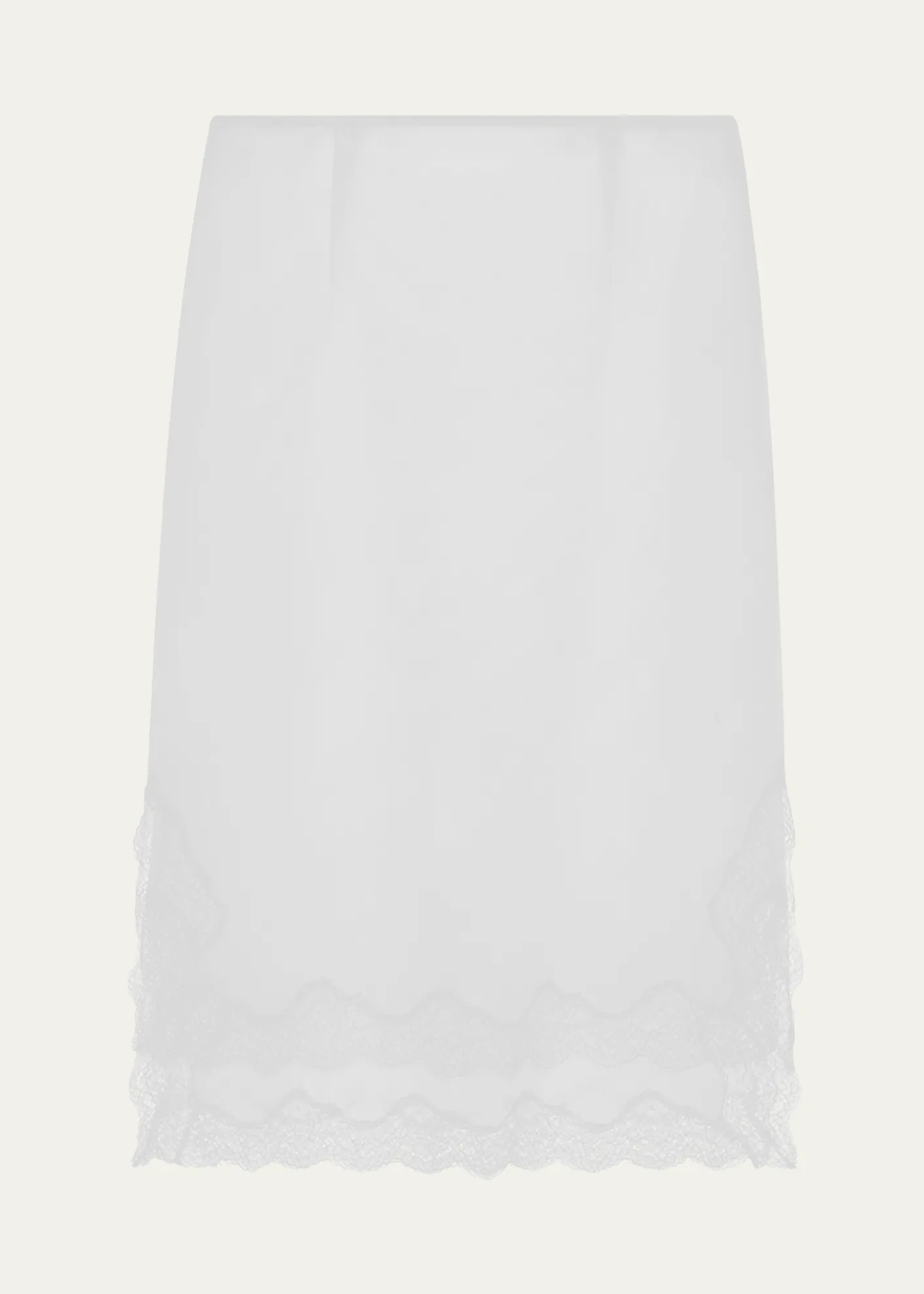 16ARLINGTONSaveto Lace-Trim Midi Skirt